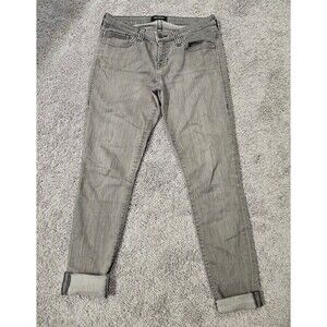 Big Star Jeans Womens Alex Skinny Gray Stretch Jeans size 28